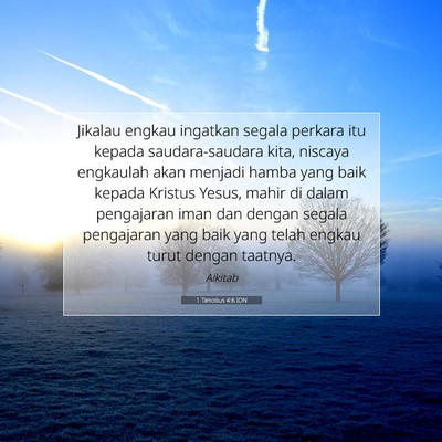 1 Timotius 4:6 IDN Gambar Ayat Alkitab