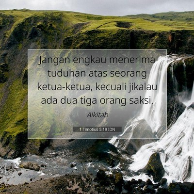 1 Timotius 5:19 IDN Gambar Ayat Alkitab