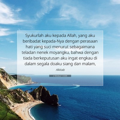 2 Timotius 1:3 Ayat Alkitab Dijelaskan