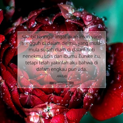 2 Timotius 1:5 Ayat Alkitab Dijelaskan
