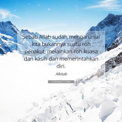 2 Timotius 1:7 Ayat Alkitab Dijelaskan
