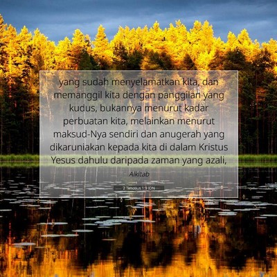 2 Timotius 1:9 Ayat Alkitab Dijelaskan