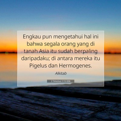 2 Timotius 1:15 Ayat Alkitab Dijelaskan