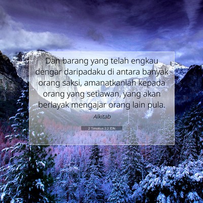 2 Timotius 2:2 IDN Gambar Ayat Alkitab