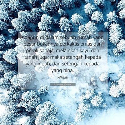 2 Timotius 2:20 IDN Gambar Ayat Alkitab