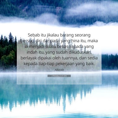 2 Timotius 2:21 IDN Gambar Ayat Alkitab