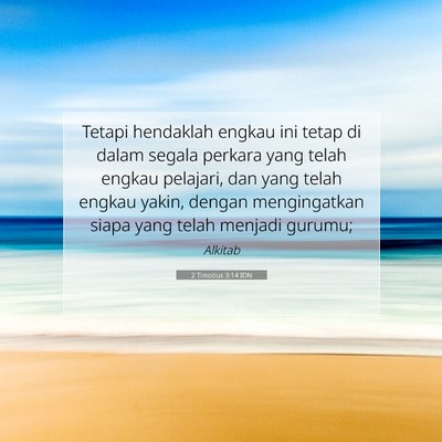 2 Timotius 3:14 IDN Gambar Ayat Alkitab