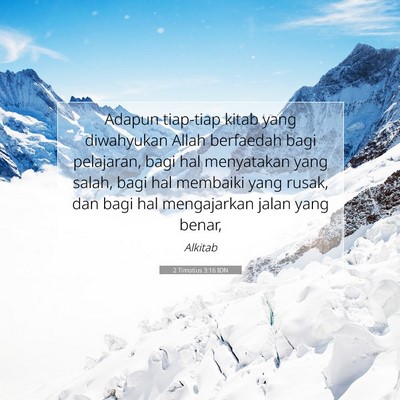 2 Timotius 3:16 IDN Gambar Ayat Alkitab