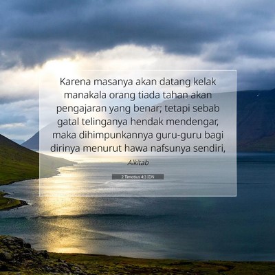 2 Timotius 4:3 IDN Gambar Ayat Alkitab