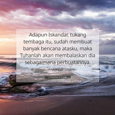 2 Timotius 4:14 IDN Gambar Ayat Alkitab