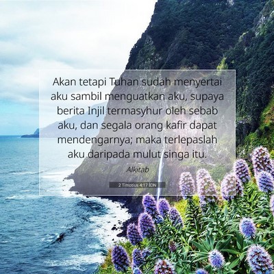 2 Timotius 4:17 IDN Gambar Ayat Alkitab
