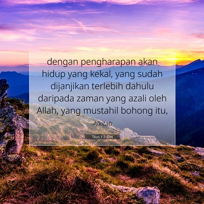 Titus 1:2 Ayat Alkitab Dijelaskan