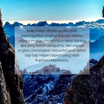 Titus 1:5 Ayat Alkitab Dijelaskan