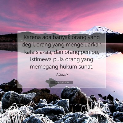Titus 1:10 Ayat Alkitab Dijelaskan