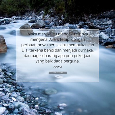 Titus 1:16 Ayat Alkitab Dijelaskan