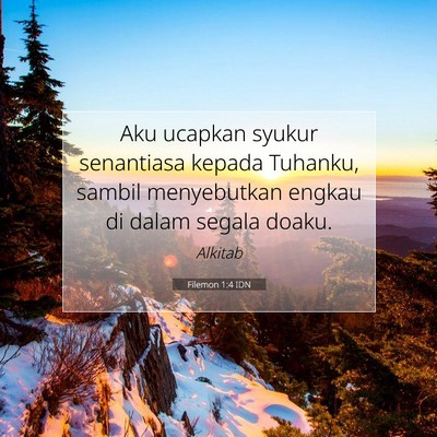 Filemon 1:4 Ayat Alkitab Dijelaskan