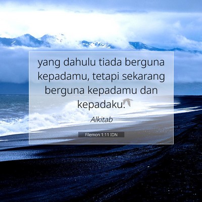 Filemon 1:11 Ayat Alkitab Dijelaskan