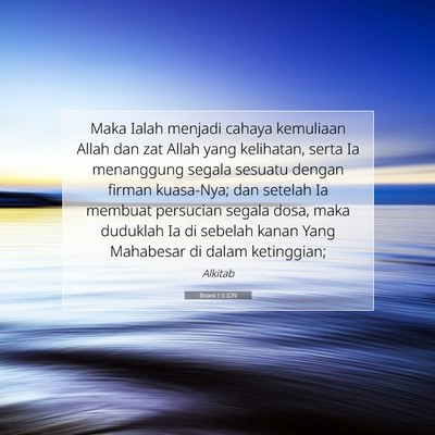 Ibrani 1:3 Ayat Alkitab Dijelaskan