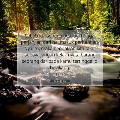 Ibrani 4:1 IDN Gambar Ayat Alkitab