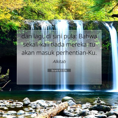 Ibrani 4:5 Ayat Alkitab Dijelaskan