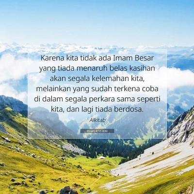 Ibrani 4:15 IDN Gambar Ayat Alkitab