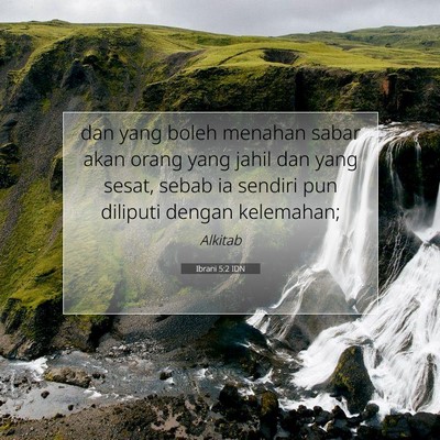 Ibrani 5:2 IDN Gambar Ayat Alkitab
