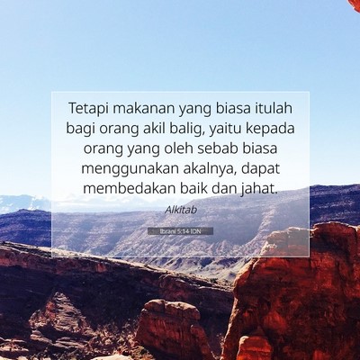 Ibrani 5:14 IDN Gambar Ayat Alkitab