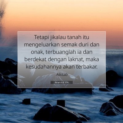 Ibrani 6:8 Ayat Alkitab Dijelaskan