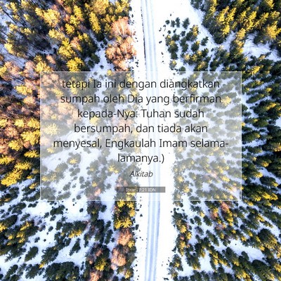 Ibrani 7:21 Ayat Alkitab Dijelaskan