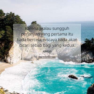 Ibrani 8:7 IDN Gambar Ayat Alkitab