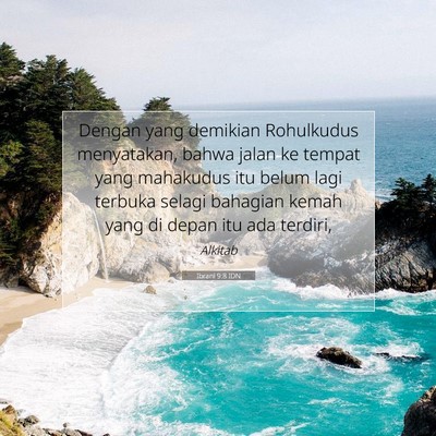 Ibrani 9:8 IDN Gambar Ayat Alkitab