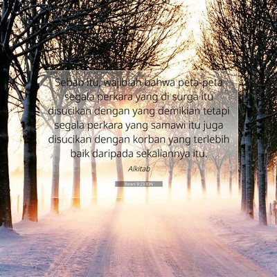 Ibrani 9:23 IDN Gambar Ayat Alkitab