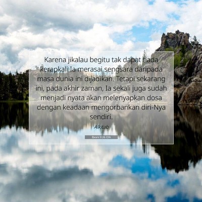 Ibrani 9:26 IDN Gambar Ayat Alkitab