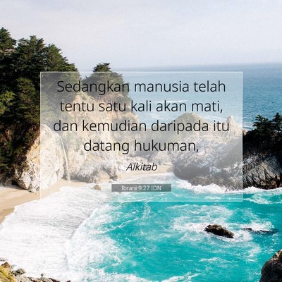 Ibrani 9:27 IDN Gambar Ayat Alkitab