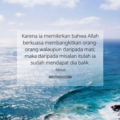 Ibrani 11:19 IDN Gambar Ayat Alkitab