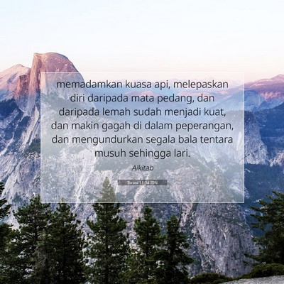 Ibrani 11:34 IDN Gambar Ayat Alkitab