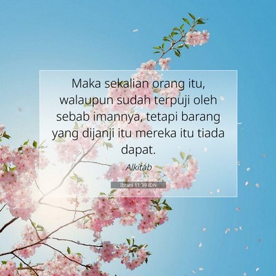 Ibrani 11:39 IDN Gambar Ayat Alkitab