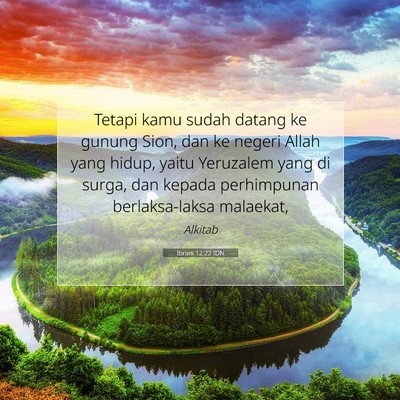 Ibrani 12:22 IDN Gambar Ayat Alkitab