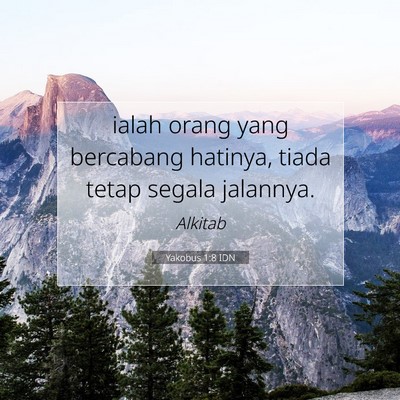 Yakobus 1:8 Ayat Alkitab Dijelaskan