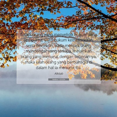 Yakobus 1:25 Ayat Alkitab Dijelaskan