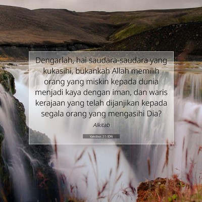 Yakobus 2:5 IDN Gambar Ayat Alkitab