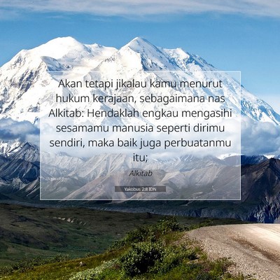 Yakobus 2:8 IDN Gambar Ayat Alkitab