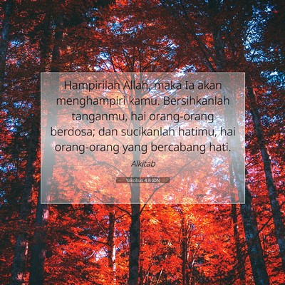Yakobus 4:8 IDN Gambar Ayat Alkitab