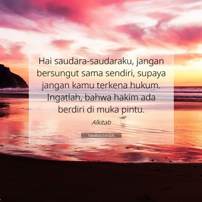 Yakobus 5:9 IDN Gambar Ayat Alkitab