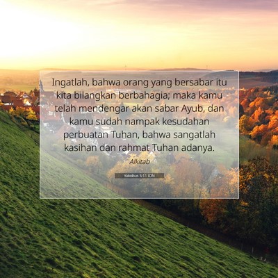 Yakobus 5:11 IDN Gambar Ayat Alkitab