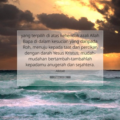 1 Petrus 1:2 Ayat Alkitab Dijelaskan