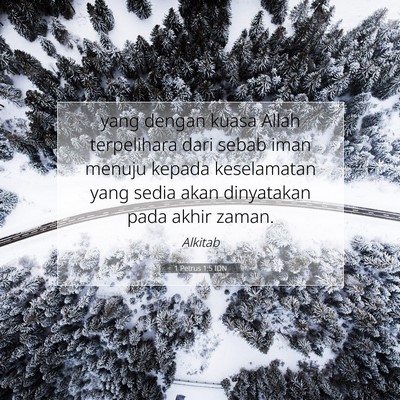 1 Petrus 1:5 Ayat Alkitab Dijelaskan