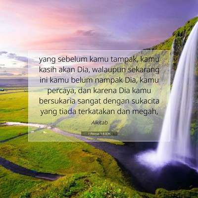 1 Petrus 1:8 Ayat Alkitab Dijelaskan