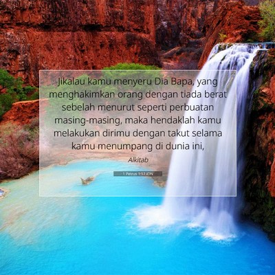 1 Petrus 1:17 Ayat Alkitab Dijelaskan
