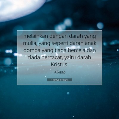1 Petrus 1:19 Ayat Alkitab Dijelaskan